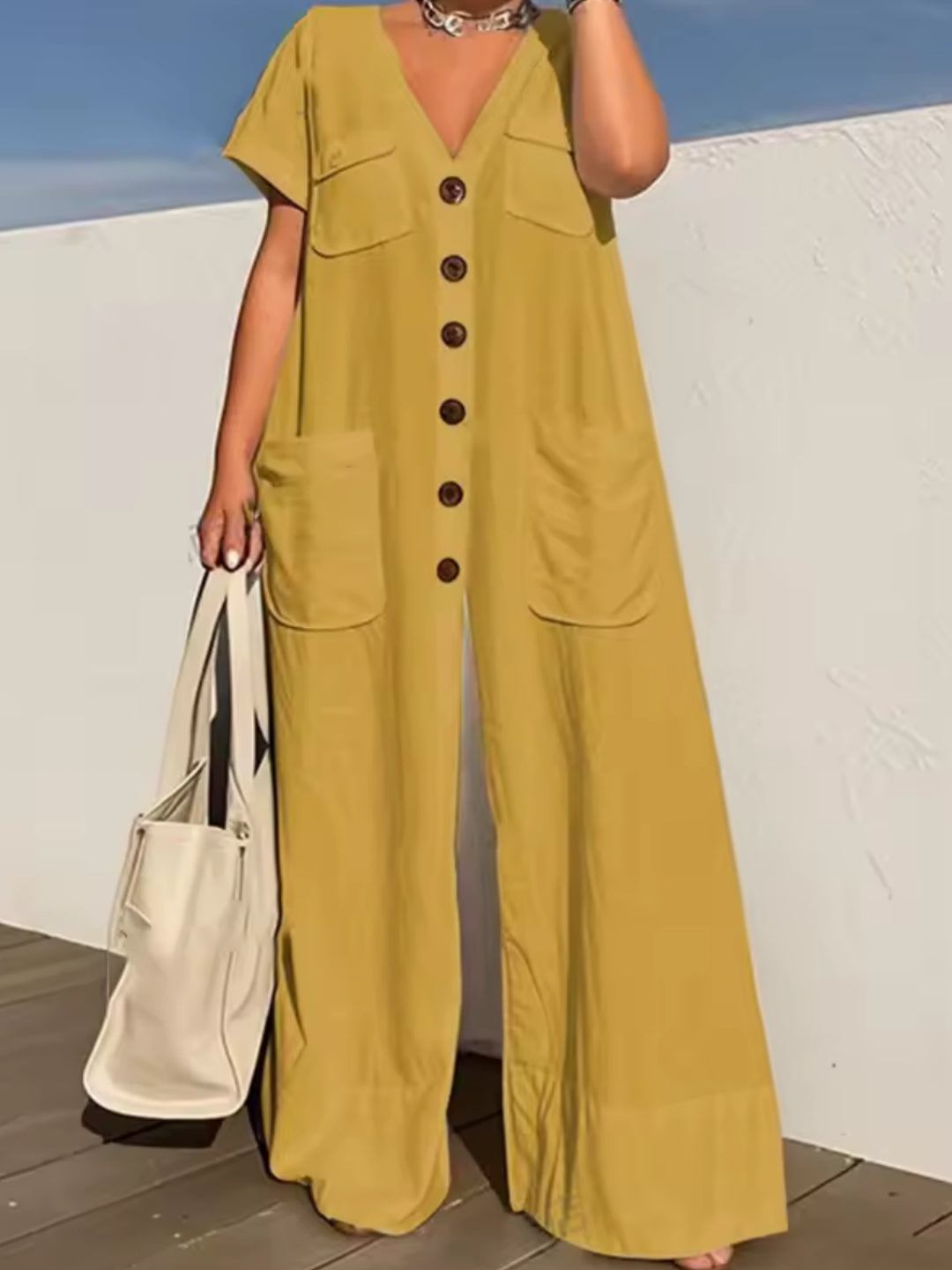Keep it Simple Wide leg Jumpsuit