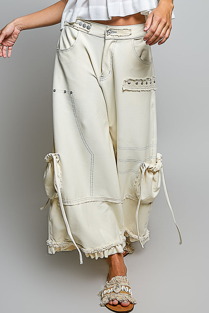 Bali Ruffle Wide Leg Jean