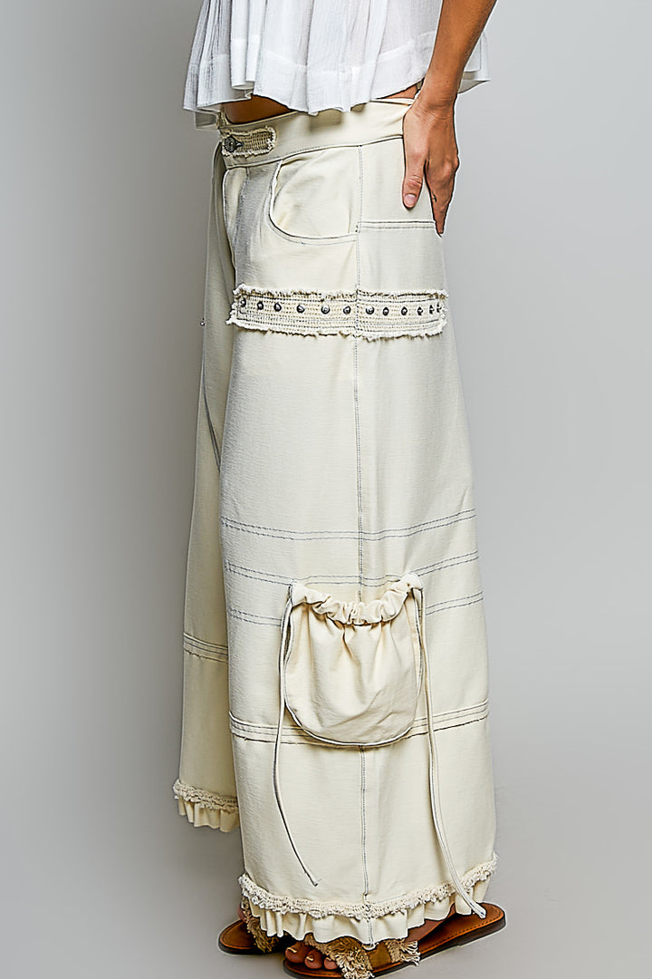 Bali Ruffle Wide Leg Jean