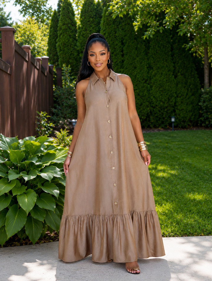 Endless Summer Maxi Dress (Mocha)