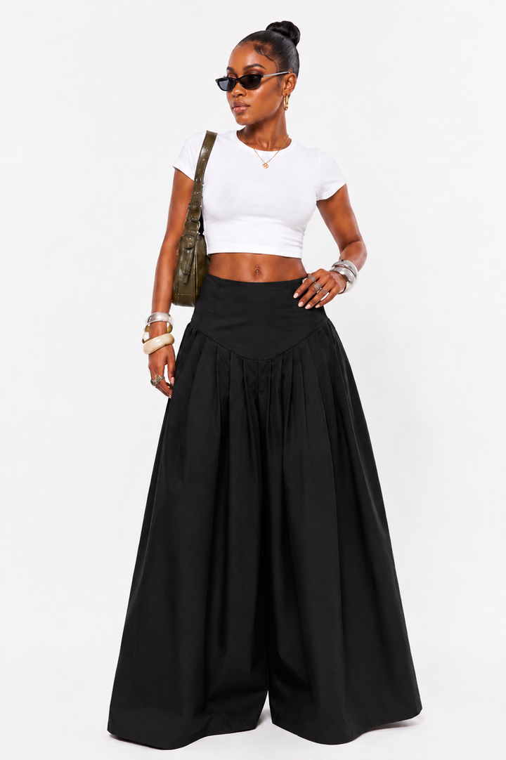 Ultra Wide Leg Pleated pants