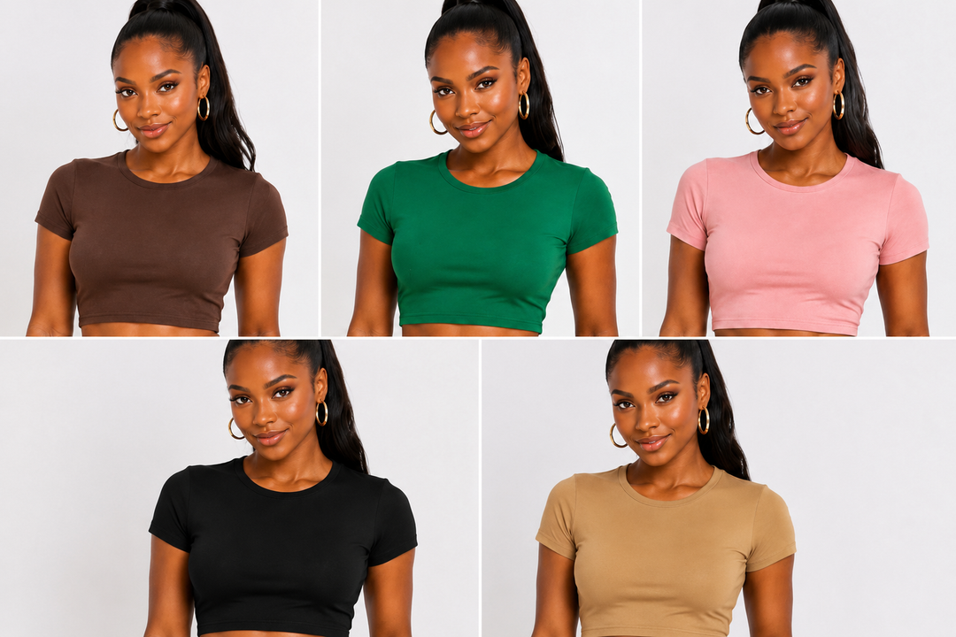 Crop it Plain Top