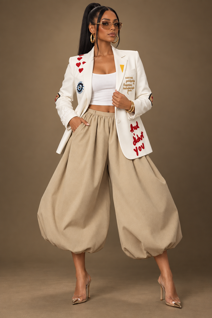 Express Yourself Lapel Blazer