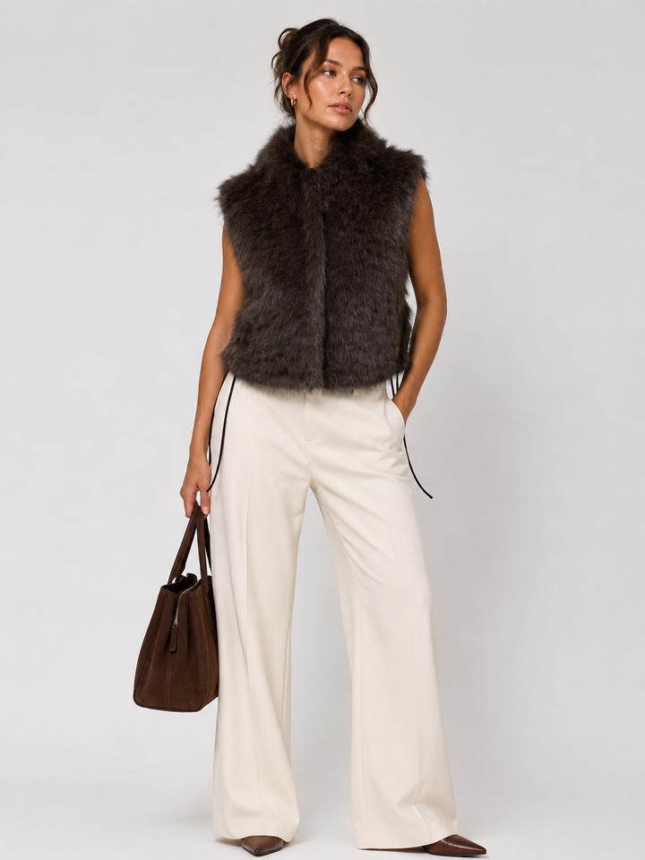 The Verona Faux Fur Vest