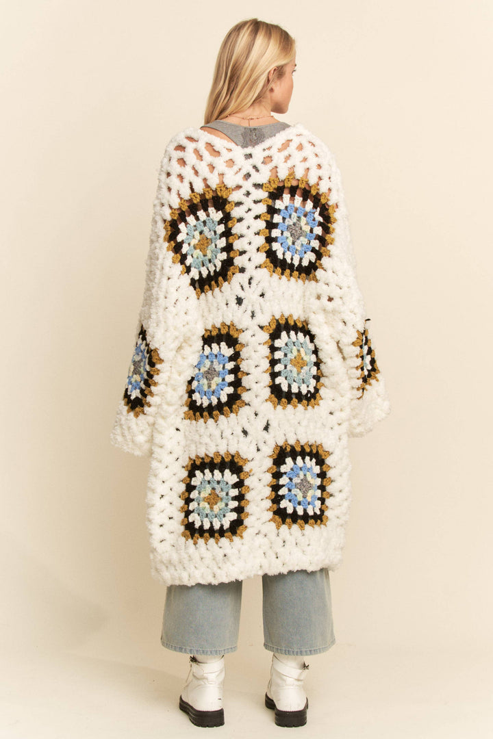 Granny Square Crochet Cardigan