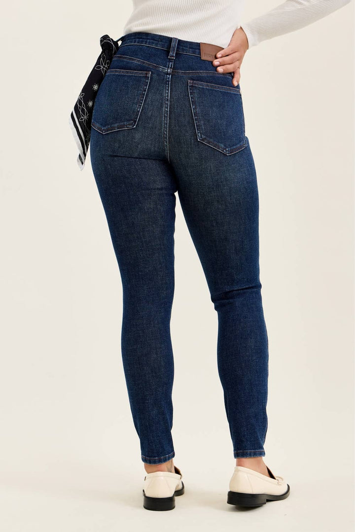 The Uptown| Judy Blue Dark Wash Skinny w/ Bandana Loop
