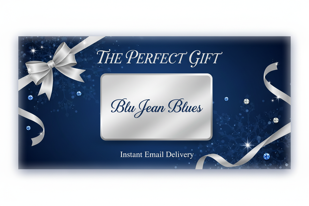 Blu Jean Blues Gift Card - Elegant Design