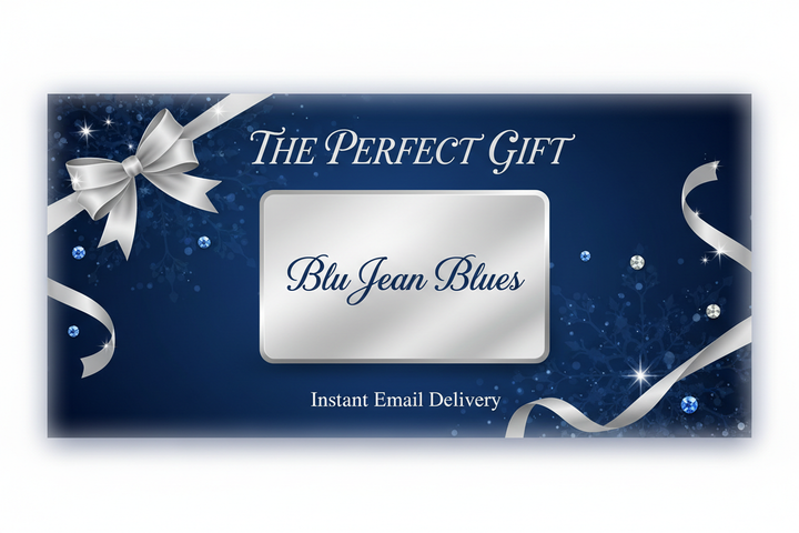 Blu Jean Blues Gift Card - Elegant Design