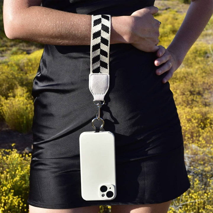 Clip &amp; Go Strap w/Zippered Pouch Chevron