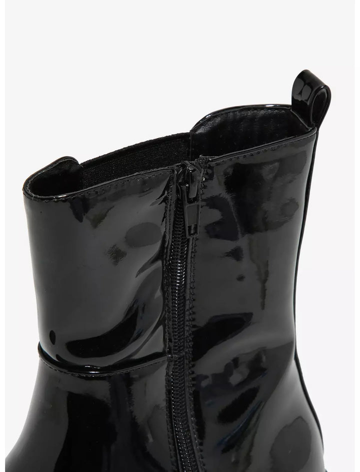 Patent Vines Chelsea Bootie