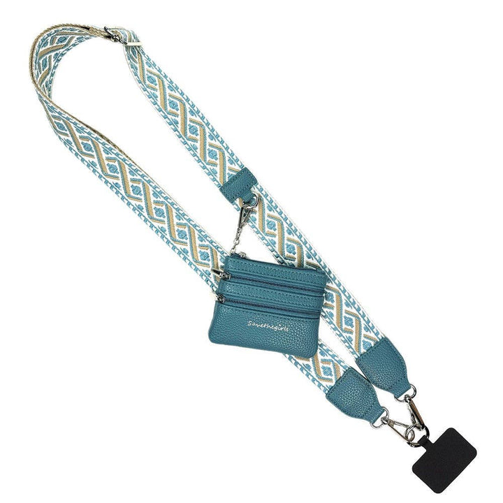 Clip &amp; Go Zippered XOXO Phone Holder