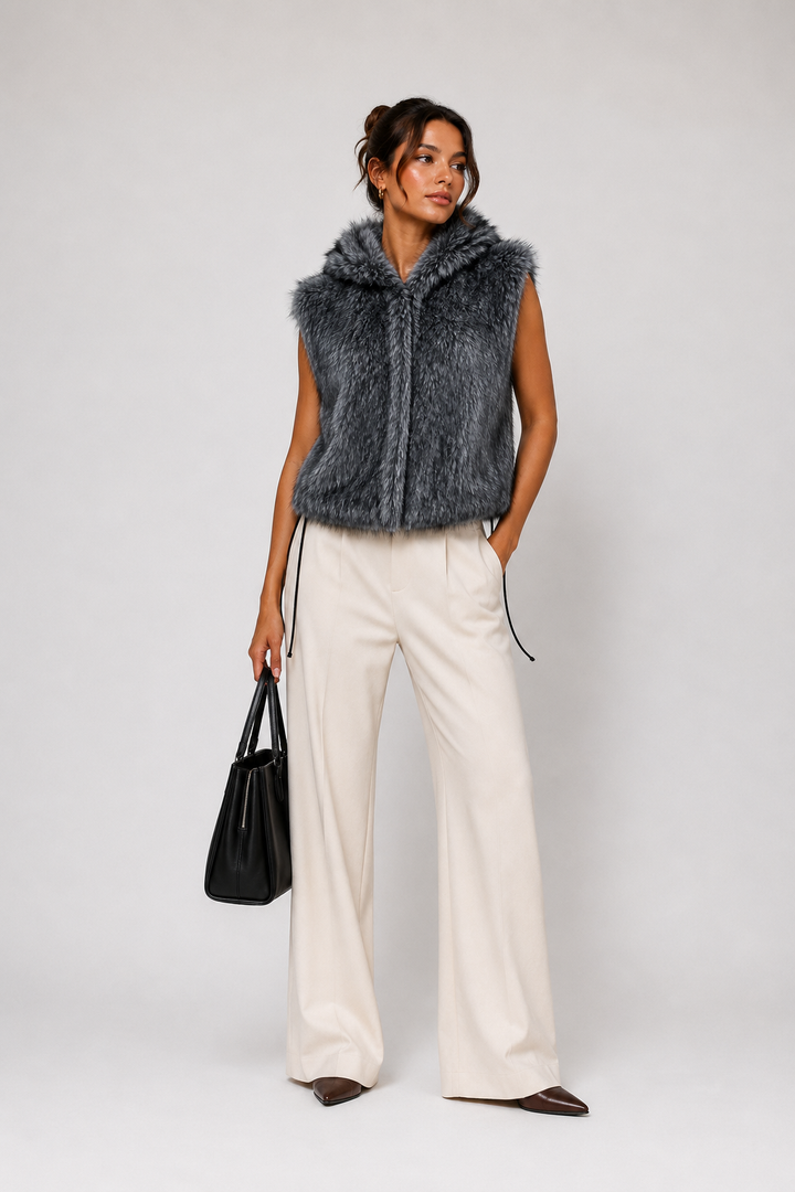 The Verona Faux Fur Vest