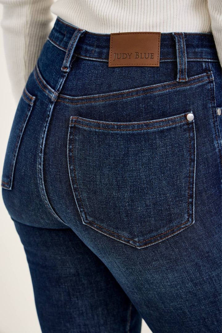 The Uptown| Judy Blue Dark Wash Skinny w/ Bandana Loop