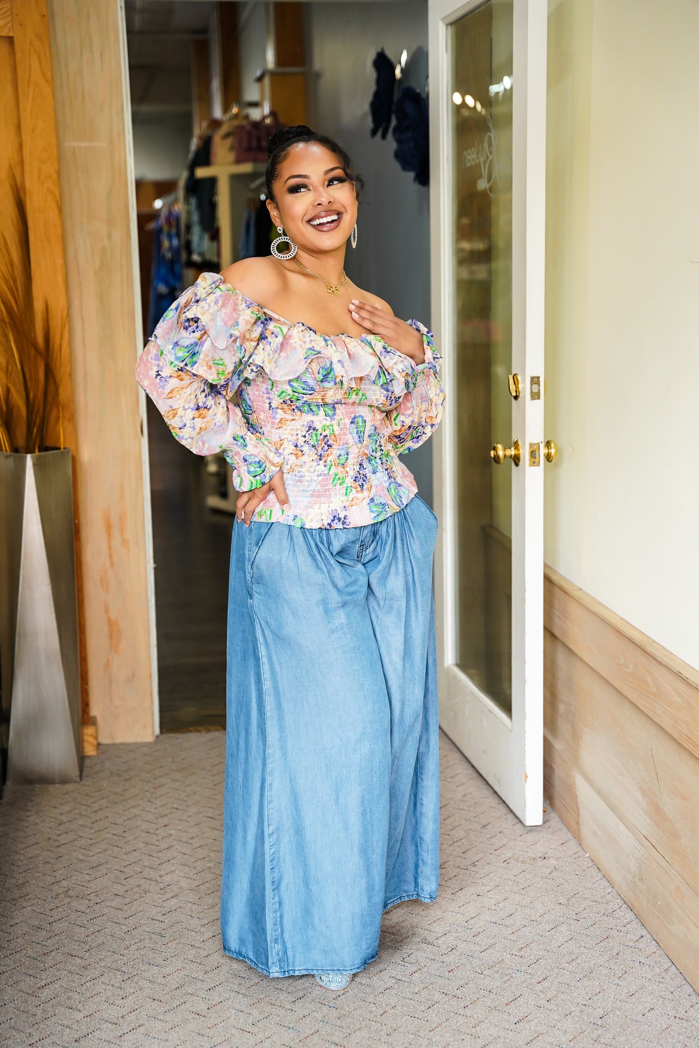 Bella Wide Leg Tencel Jean