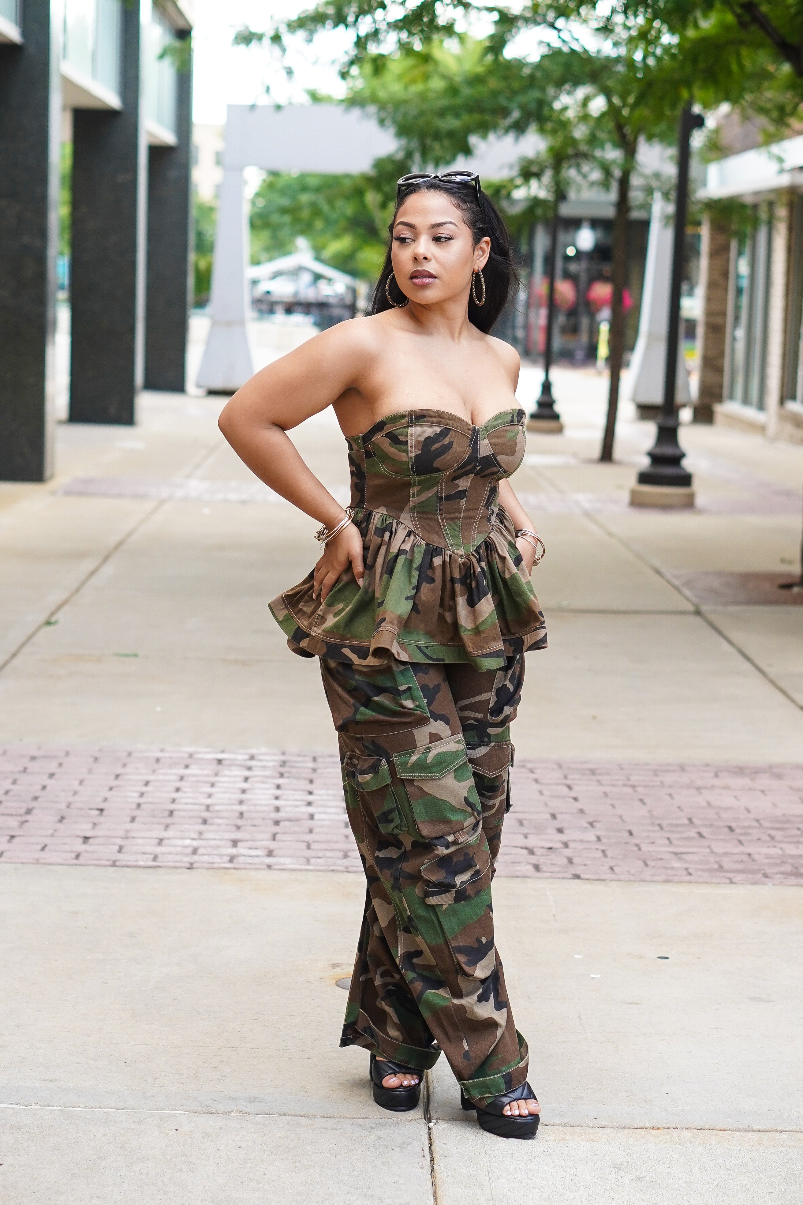 Camo discount tube dress