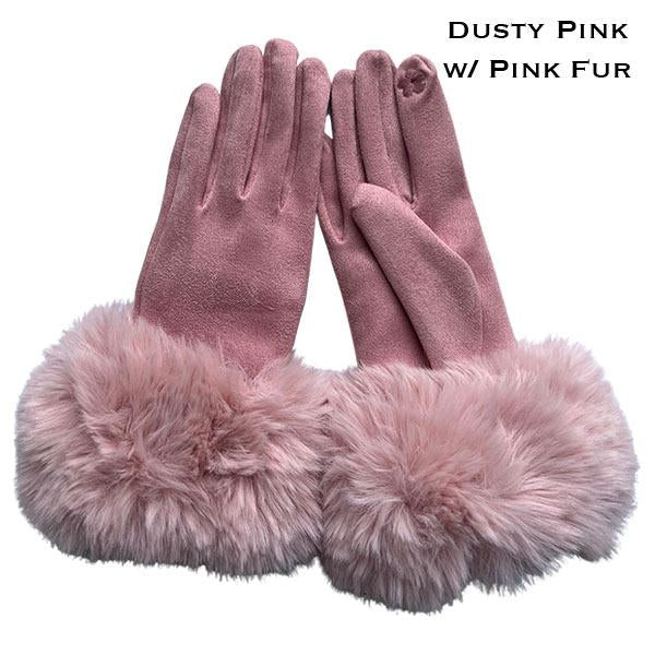 Furry gloves