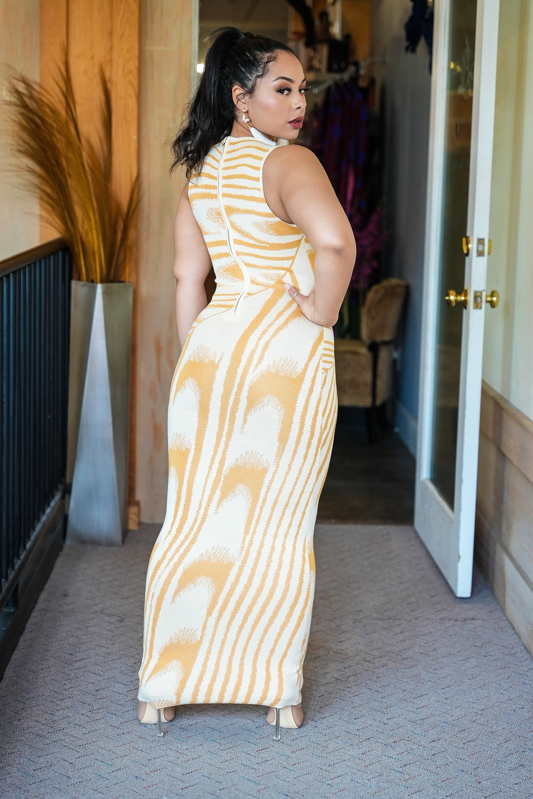 Different Directions Swirl Dress