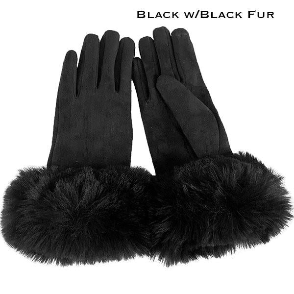 Soft & Furry Velvet Feel Gloves ( More Colors Avail)