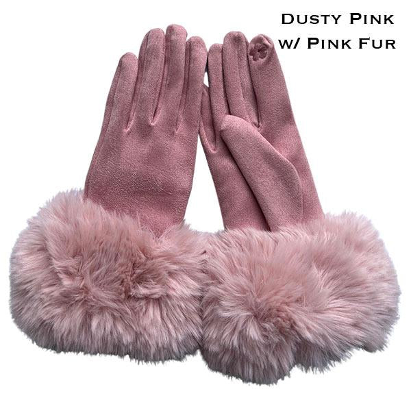 Soft & Furry Velvet Feel Gloves ( More Colors Avail)