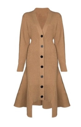Lady Chic Ribbed Sweater Dress