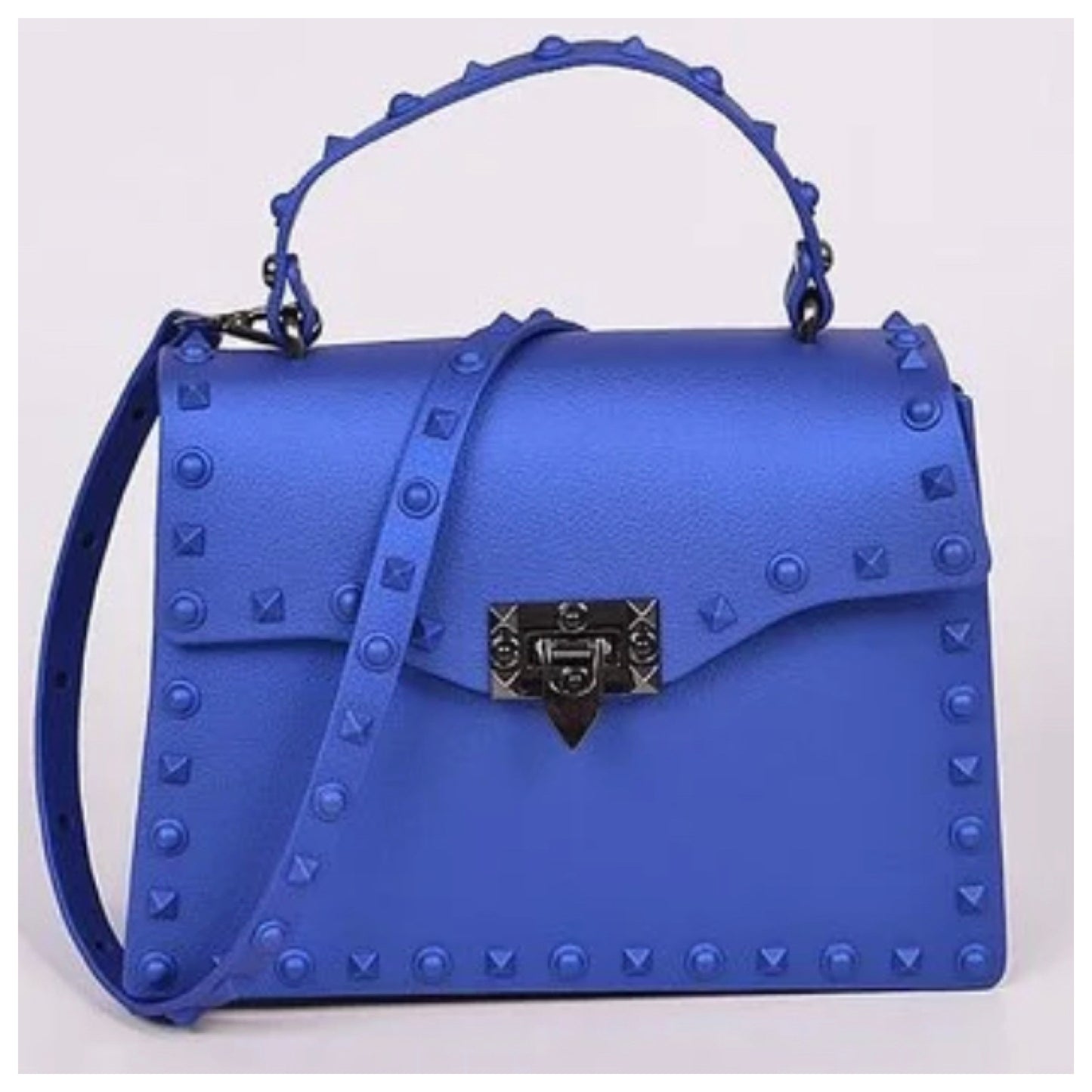 Studs Around Clutch Handle Purse ( More Colors)