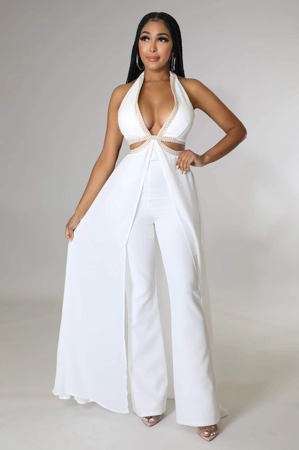 Ceila Flows Cut-Out Jumpsuit