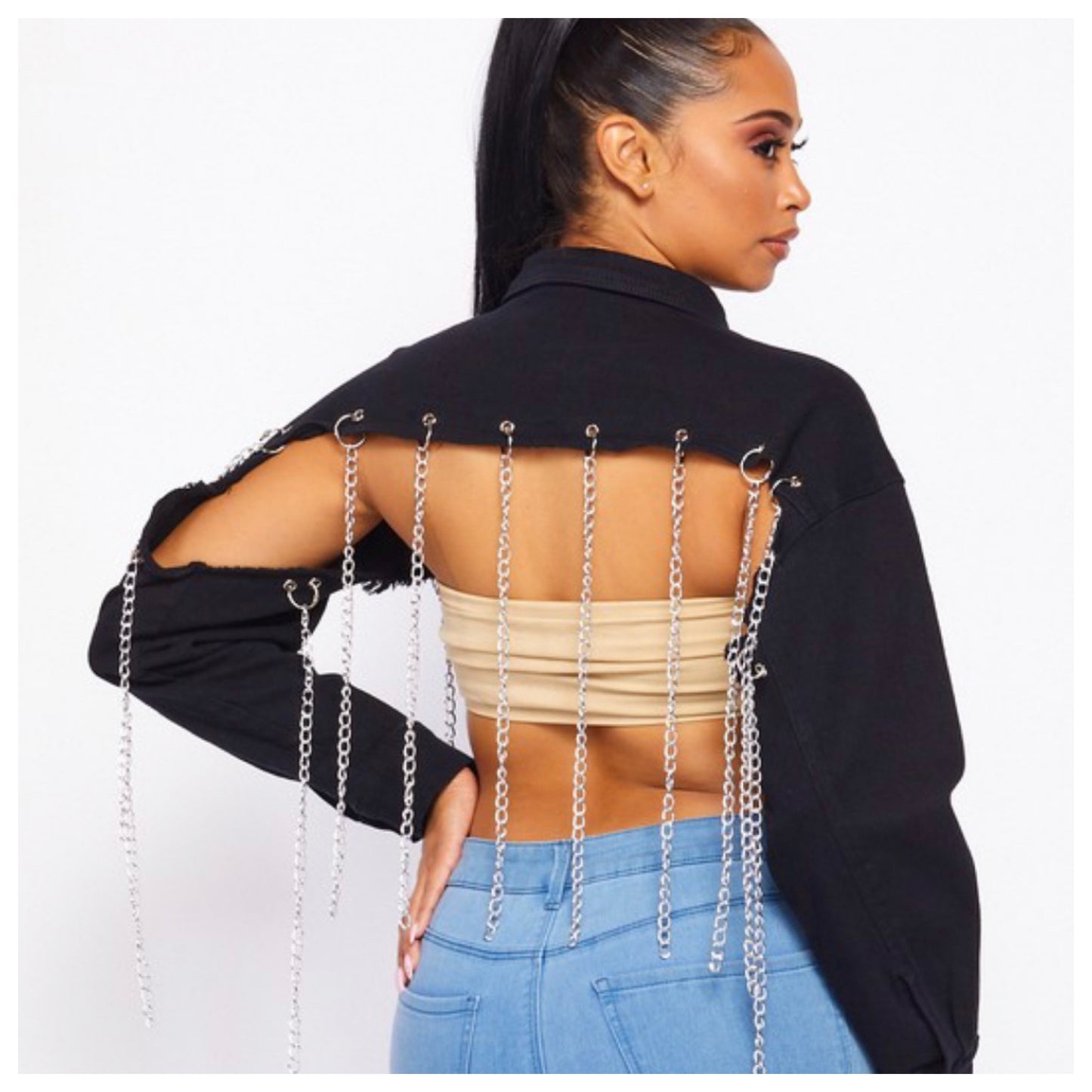 Chains hanging on my jacket