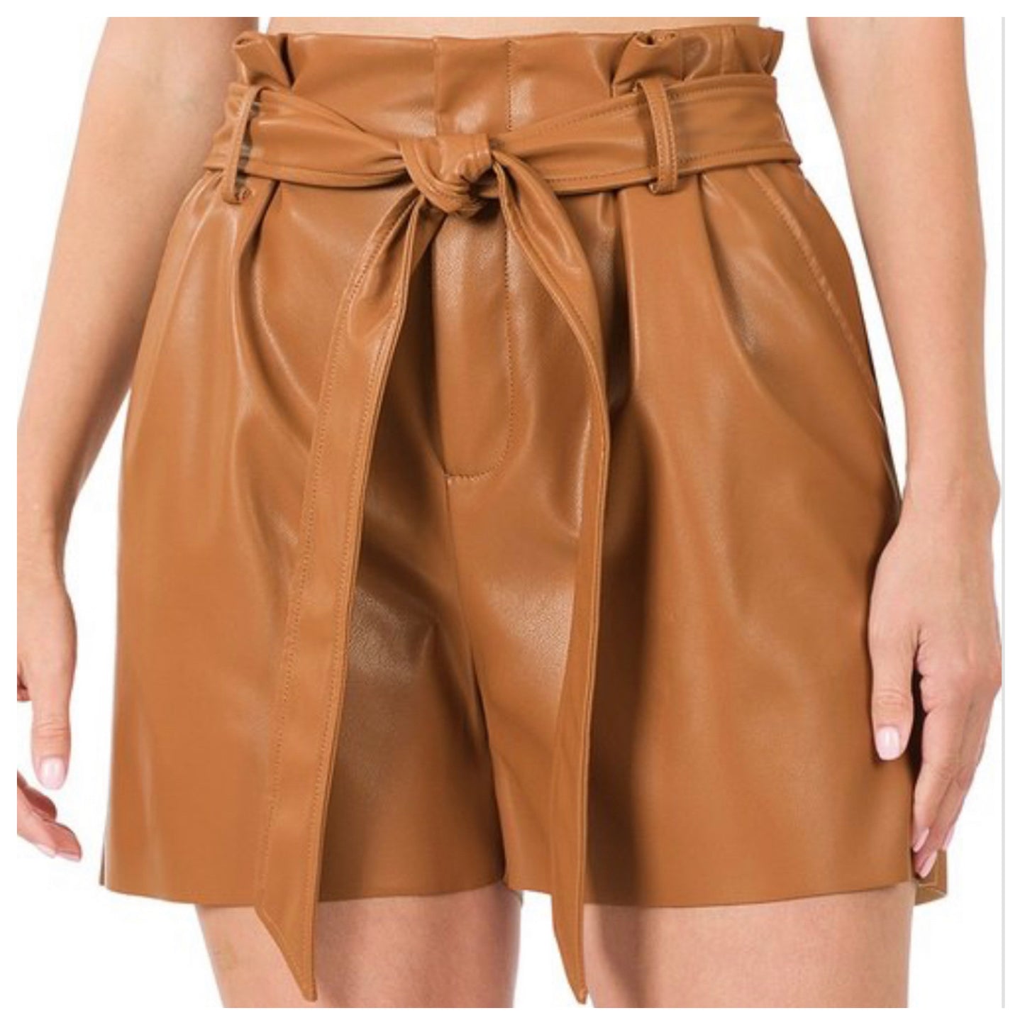 Jackie Tie Waist Paperbag Shorts (More Colors)