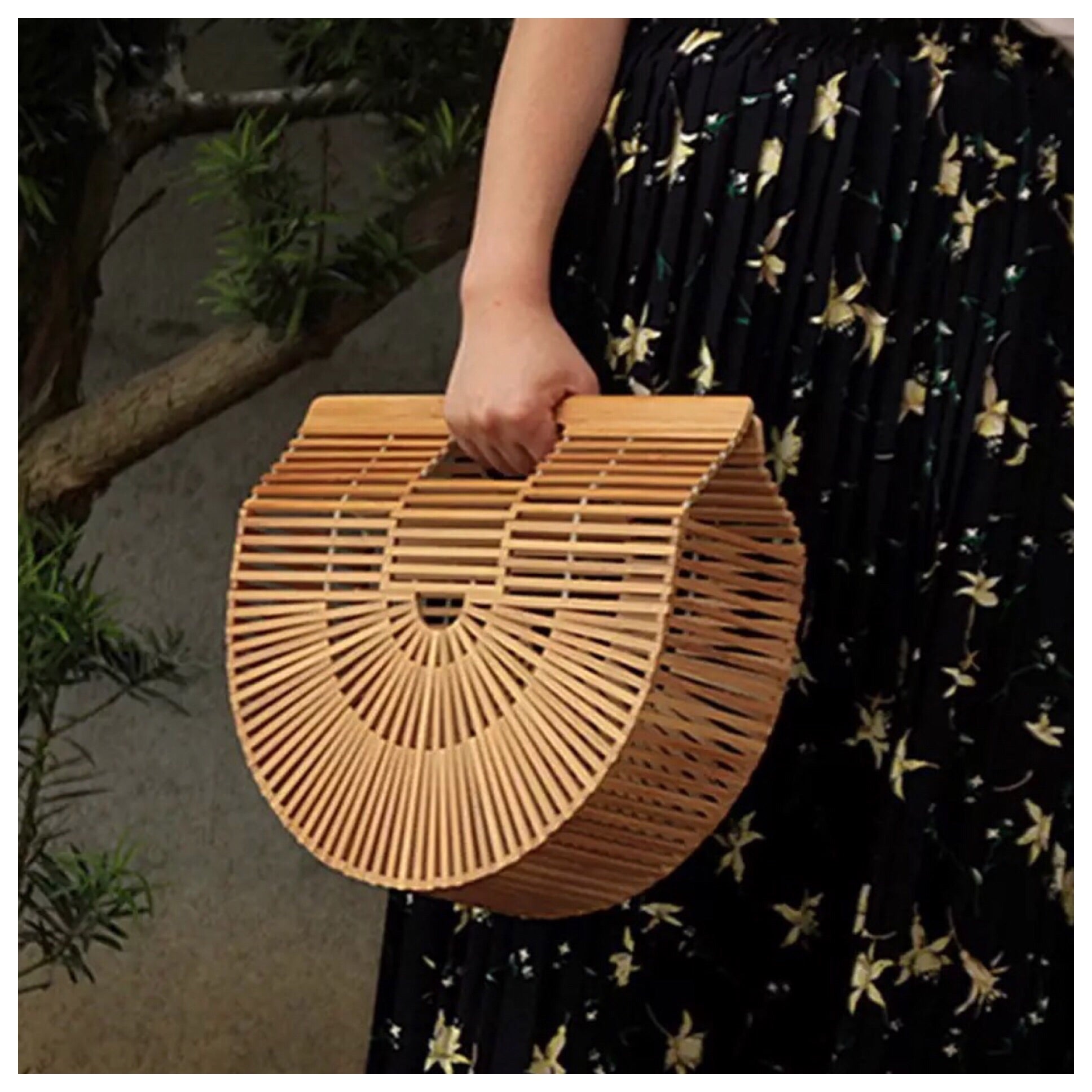 Bamboo discount wood purse