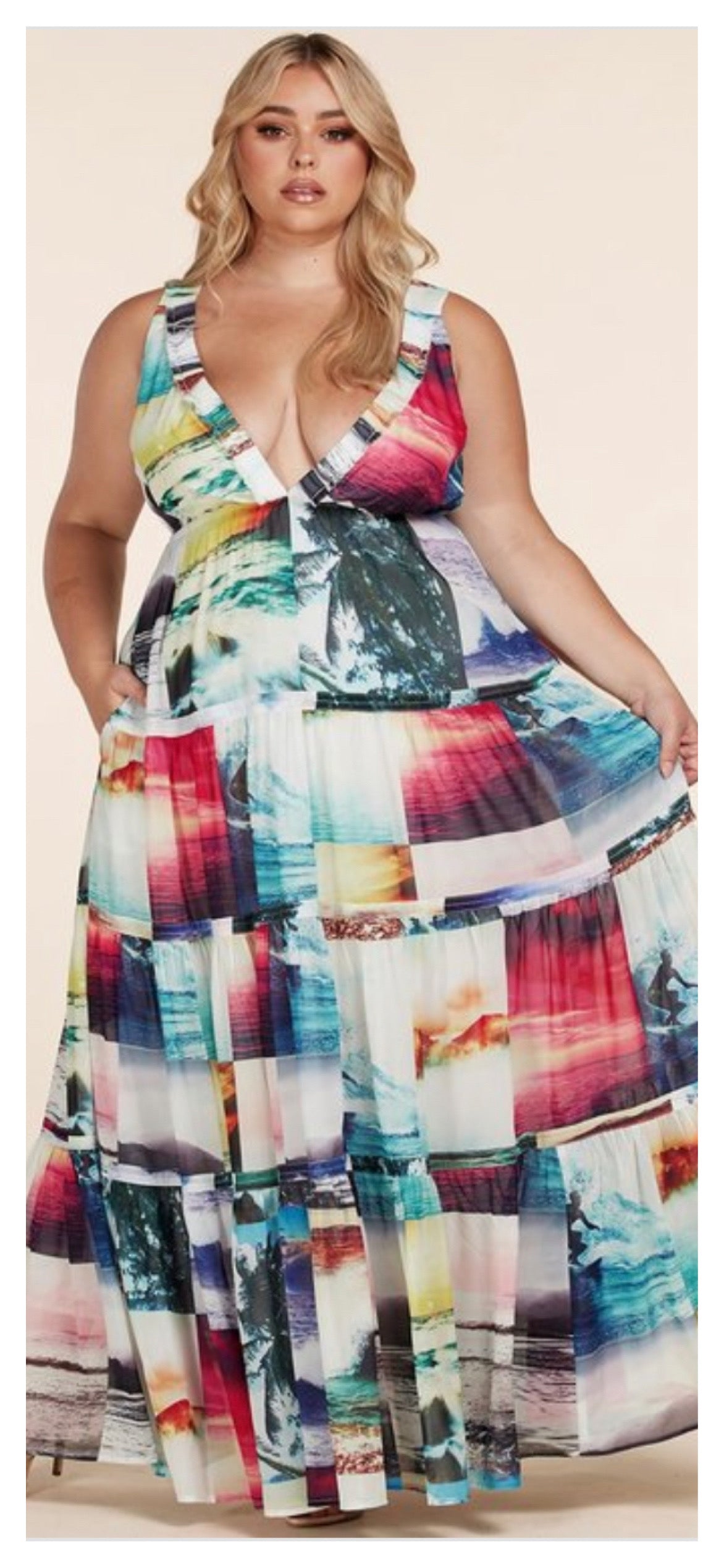 Delightful Springs Maxi Dress (Also Avail in Plus Size)