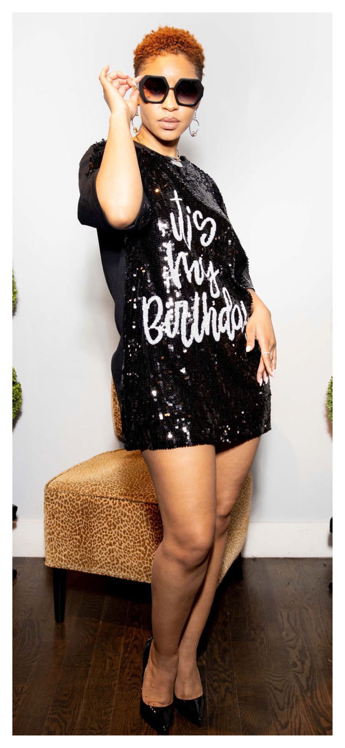 Sequin It’s My Birthday Dress/Top (More Colors)