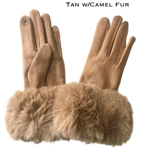 Soft & Furry Velvet Feel Gloves ( More Colors Avail)