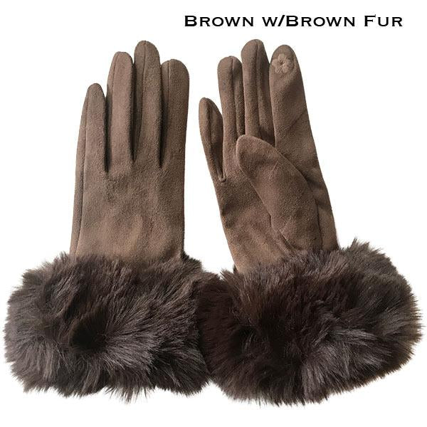 Furry gloves