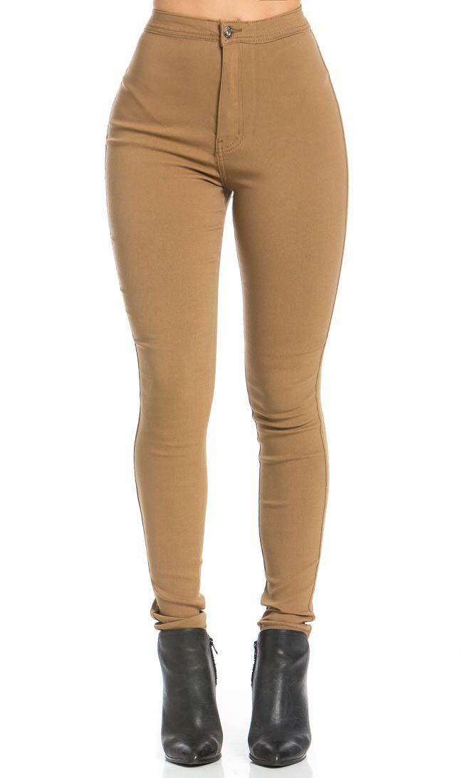 Stretchy Skinny High Waist 👖( More colors - Red, Black, Mustard, Olive,)