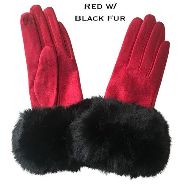 Soft & Furry Velvet Feel Gloves ( More Colors Avail)